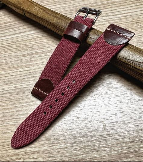 Red canvas strap 